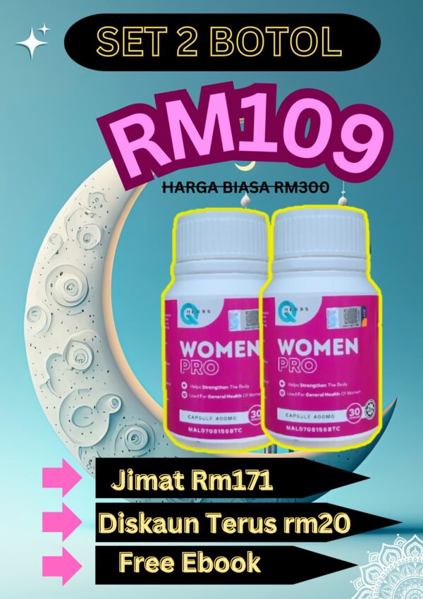 2 Botol Women Pro